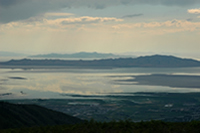 On a clear day your can see off into Nevada...